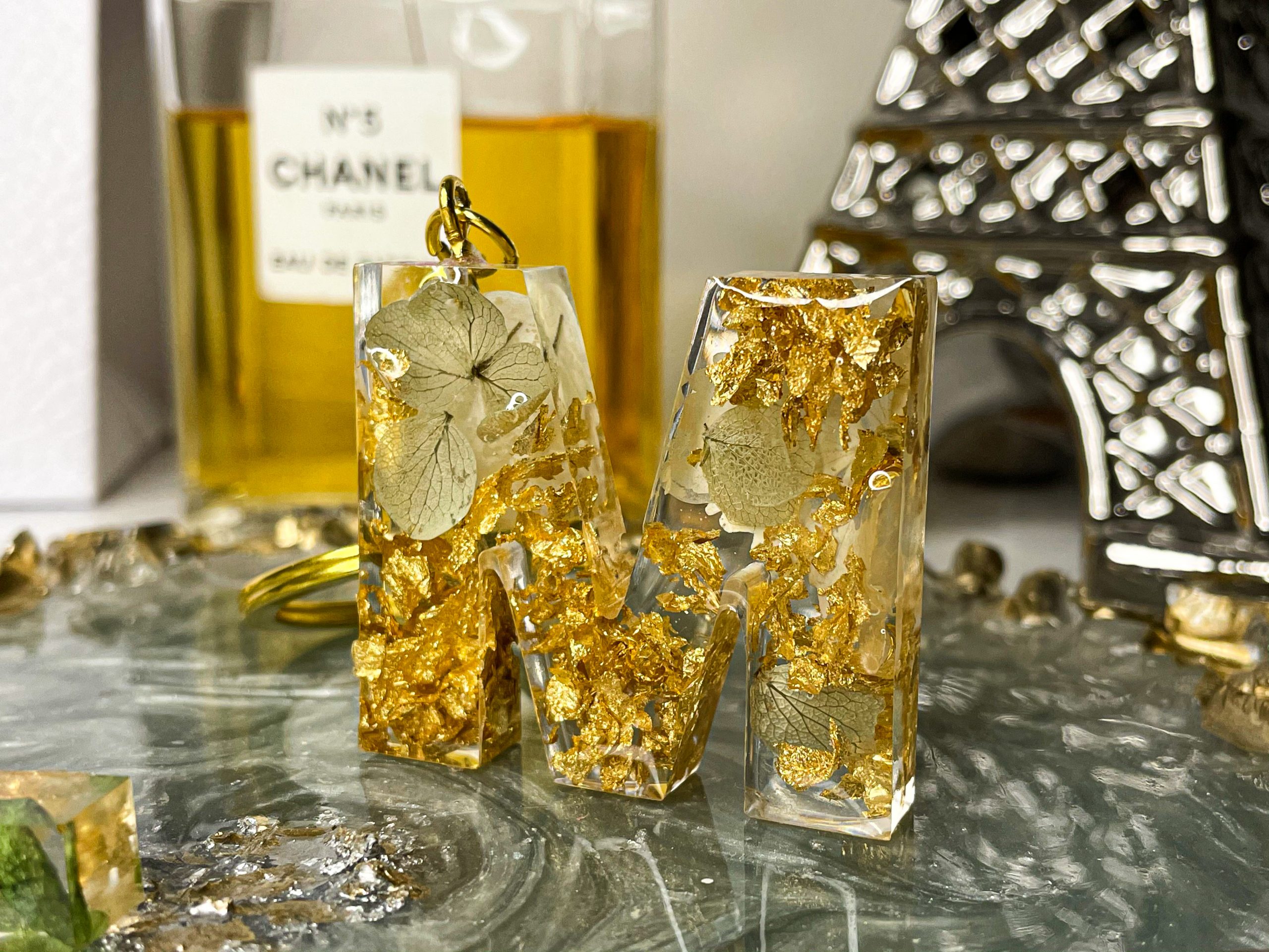 Resinio Floral Key Rings